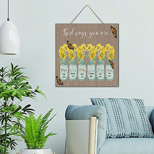 Impression florale sur bois cadeau chrétien idéal pour fête