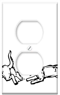 Switch Plate Outlet Cover - Animals Playing Fun Babies Chasing Kitties Kitty