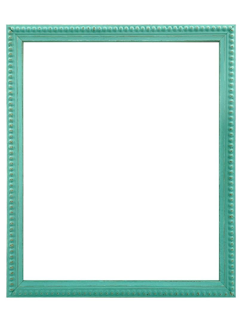 Crown Turquoise Bobbin Wooden Picture Frame A3