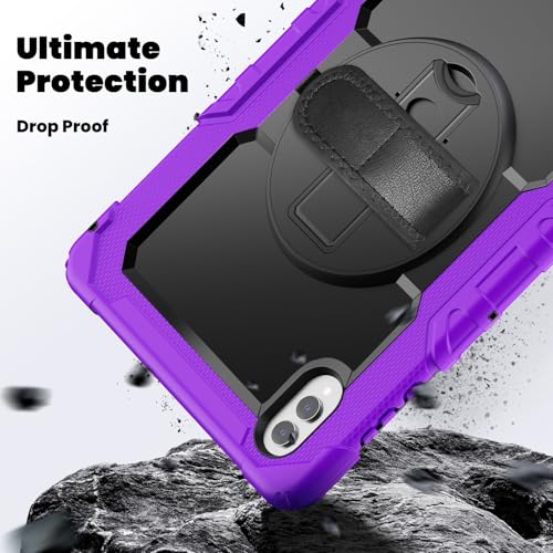 Funda para Samsung Galaxy Tab S11 Ultra resistente a golpes con protector de pantalla 4