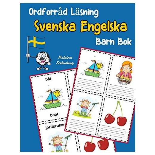 Ordforråd Läsning Svenska Engelska Barn Bok: öka ordförråd test svenska engelsk børn: 1