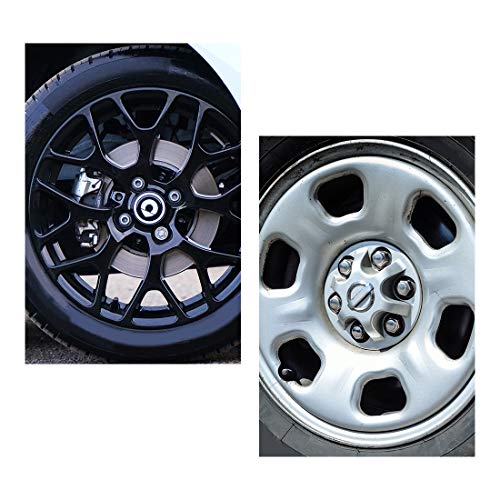 Image of uxcell 4 in 1 14mm x 1.5 Silver Tone Car Wheel Lock Lug Nuts Anti Theft Security Bolts