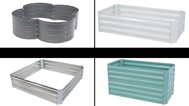 Amazon.com: Sunnydaze Galvanized Raised Garden Bed - Outdoor