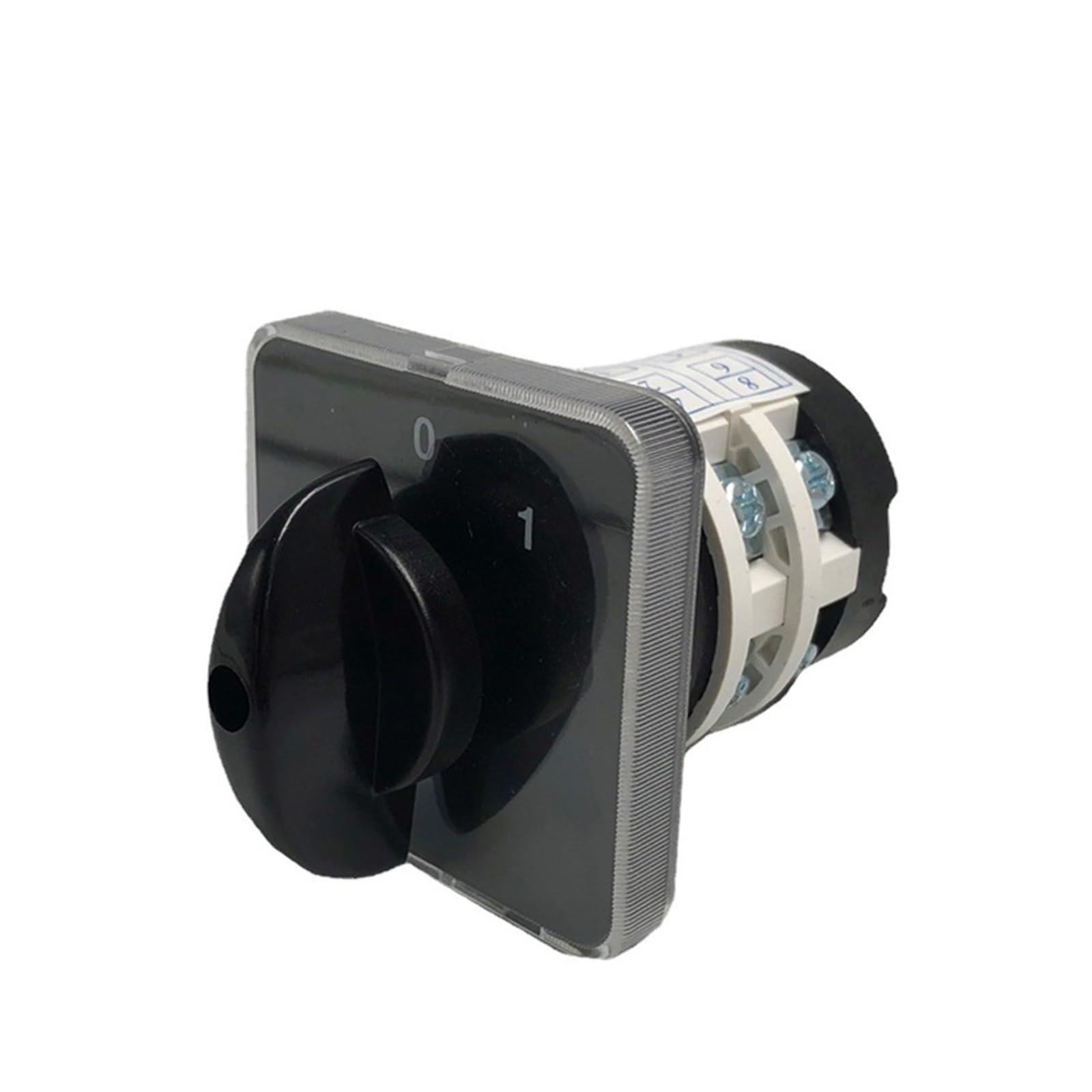 JGNAYRKJQI Two Positions 20A Cam Switch YMZ12-20/2 Latching 690V 2 Poles Power Control Silver Contact Rotary Changeover Interuptor