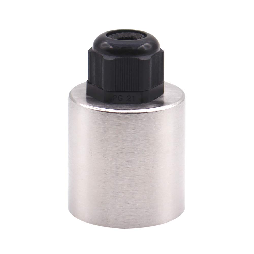 Tapa M51 de acero inoxidable Dernord y prensaestopas PG-21 para calderas industriales