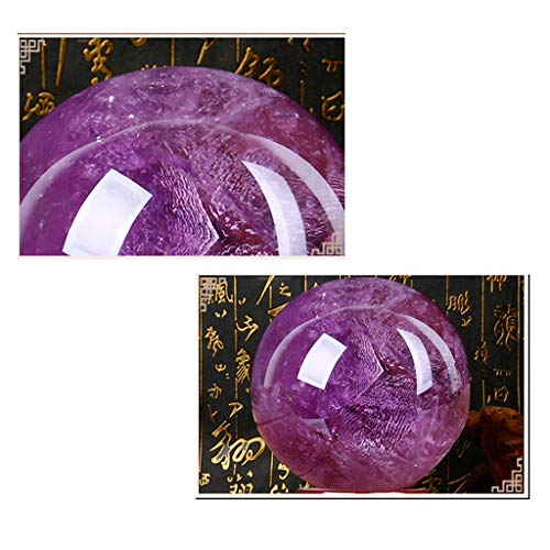 Boule de divination en améthyste pour créer un coin méditation et zen chez soi
