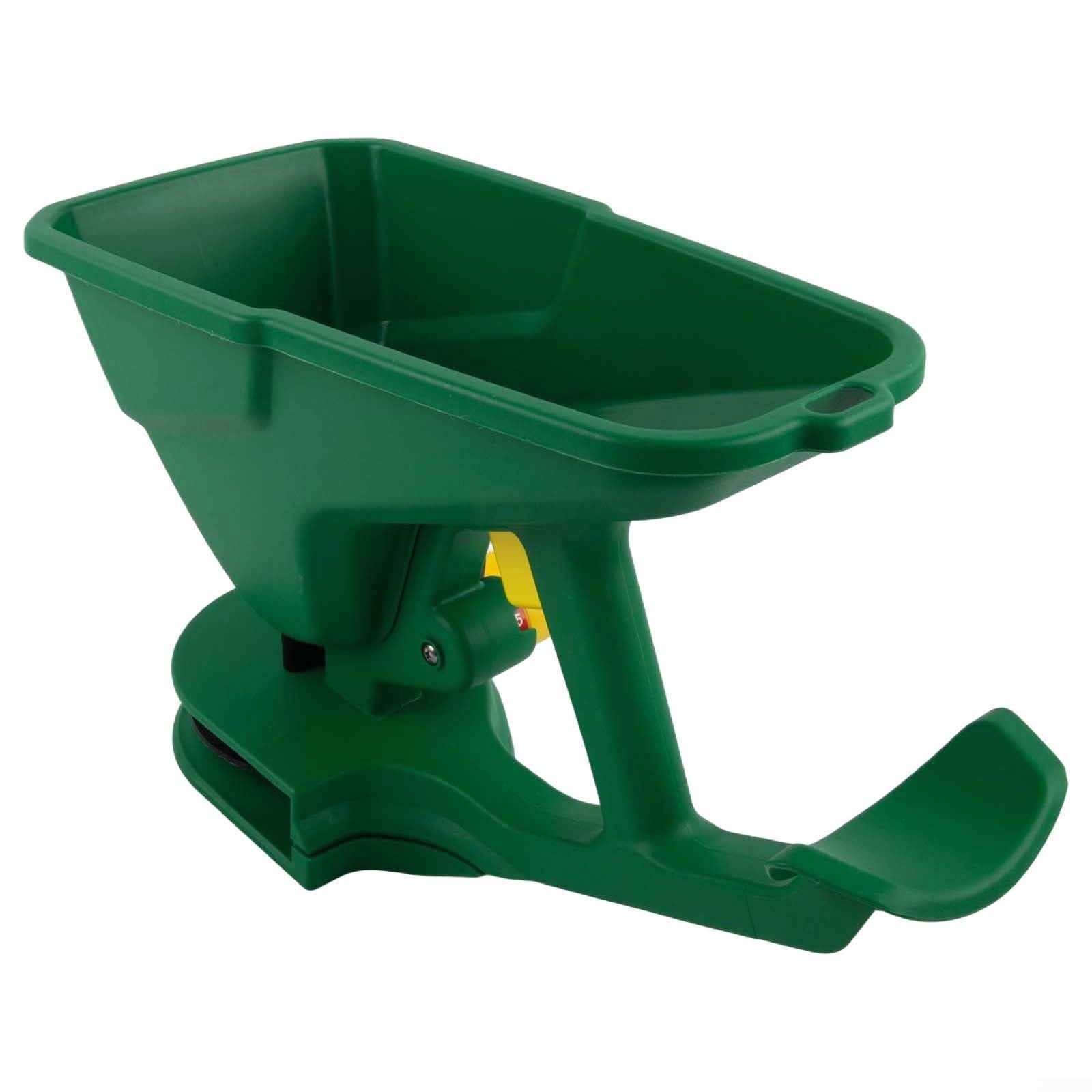 Spandiconcime manuale da giardino, strumento di semina manuale per prati e serre, per costruzioni in polipropilene, verde