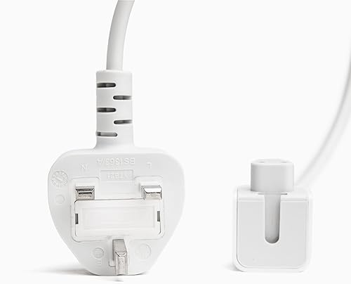 Miniatura 2 de Cable de extensión de adaptador de corriente del Reino Unido 1.8m/6ft para cargadores MacBook Apple, para viajes internacionales con un ordenador