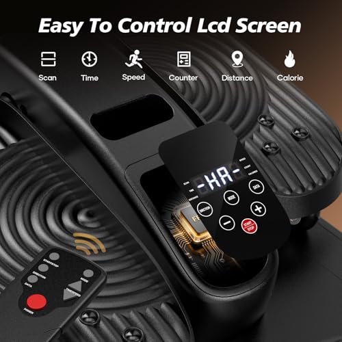 Image of Under Desk Elliptical Machine for Senior Mini Elliptical Leg Exerciser with Remote Quiet Portable Electric Seated Foot Pedal Exerciser for Home Office