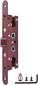 2-Point Bolt Mortise Lock Body Replacement for Pella Storm Door Lock Mechanism Only - Cranberry