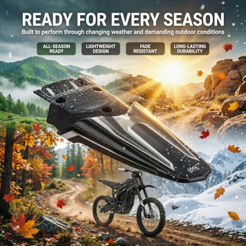 Image of Rear Fender Mudguard with Stylish Sticker for Talaria MX3 MX4 Freego X2 /X2 Pro