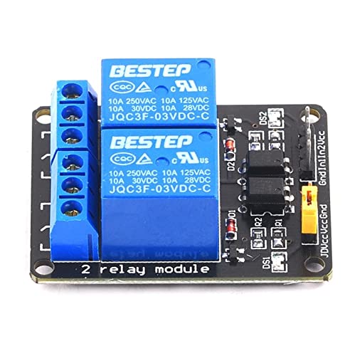 Module de relais 2 canaux 3.3V à optocoupleur pour commander vos appareils sans risque de surtension