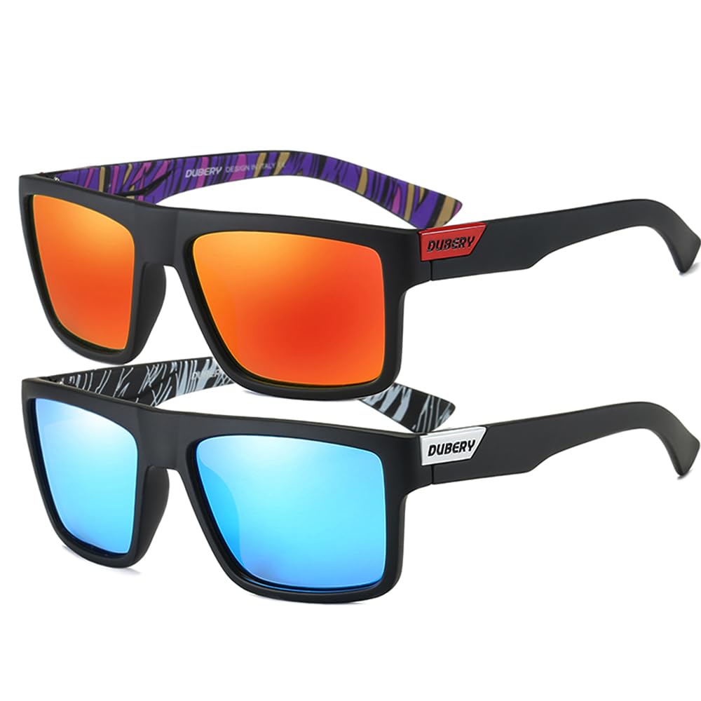HGDGears Vintage Polarisierte Sonnenbrille Herren und Damen,Fahren,Radfahren,Angeln,Reise,UV400 Schutz Sonnenbrillen für Herren