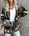FERBIA Women Boho Cardigan Aztec Open Front Loose Slouchy Sweaters Tribal Long Sleeve Knitted Christmas Jacket Coat