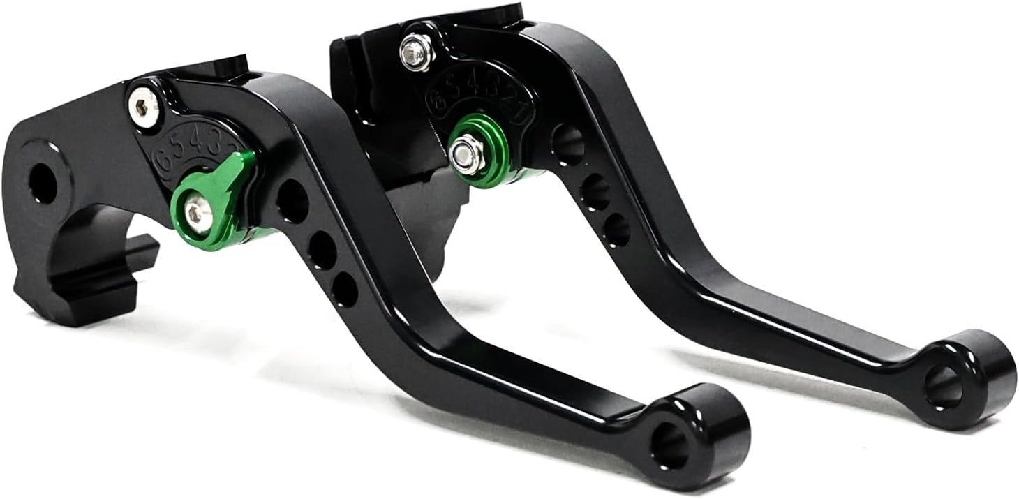 Adjustable Motorcycle Short Brake Clutch Levers Compatible with Z1000SX/NINJA 1000/Tourer 2011-2016 Kawasaki ZX6R/636 2007-2018 Z750R 2011-2012 ZX10R 2006-2015 1000 2007-2016