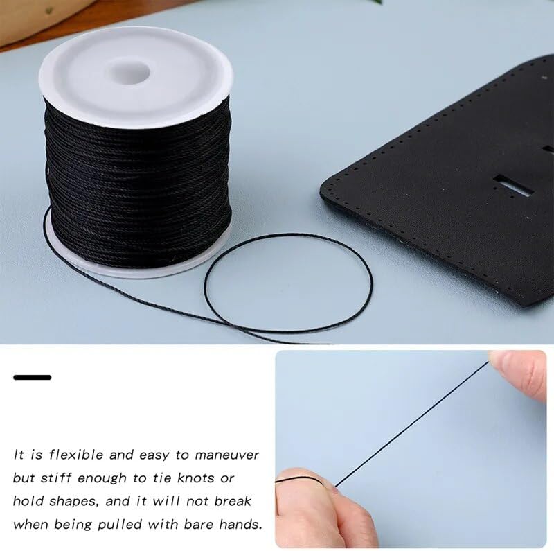 LMDZ 6PCS Leather Sewing Kit DIY Leather Sewing Awl Needle with Copper Handle Set for Leather Canvas Tent Shoes Repairing Tool - (Color: set 2)