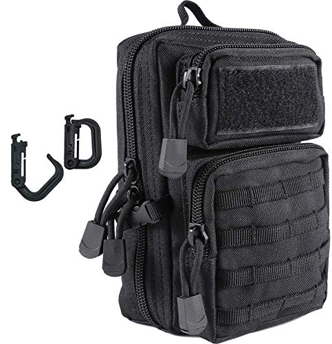 LefRight Tactical Army Militaire stijl Rugzak Cargo Pack Style Utility Molle Pouch Heuptas voor Outdoor Patio Work Motorcycle Side