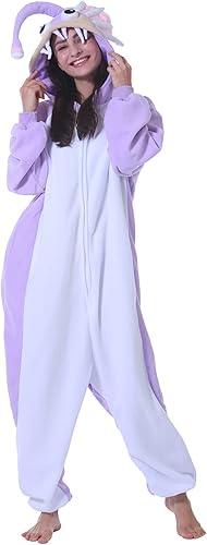 SAMGU - Mameluco de animal para adulto, disfraz de HalloweenCosplay, pijama de una pieza para mujeres y hombres