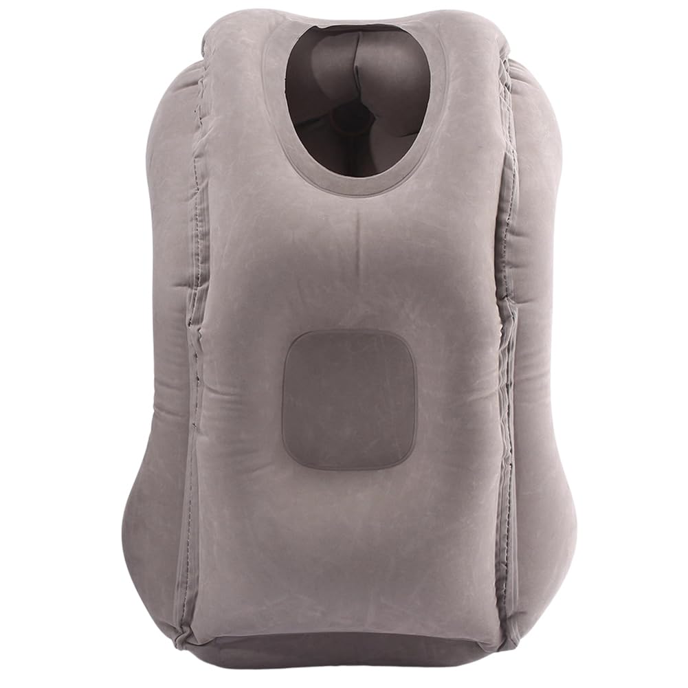 Hndhbfgrt For Airplane, Car, Bus, Train Compatible Inflatable Travel Pillow-Portable Neck Support