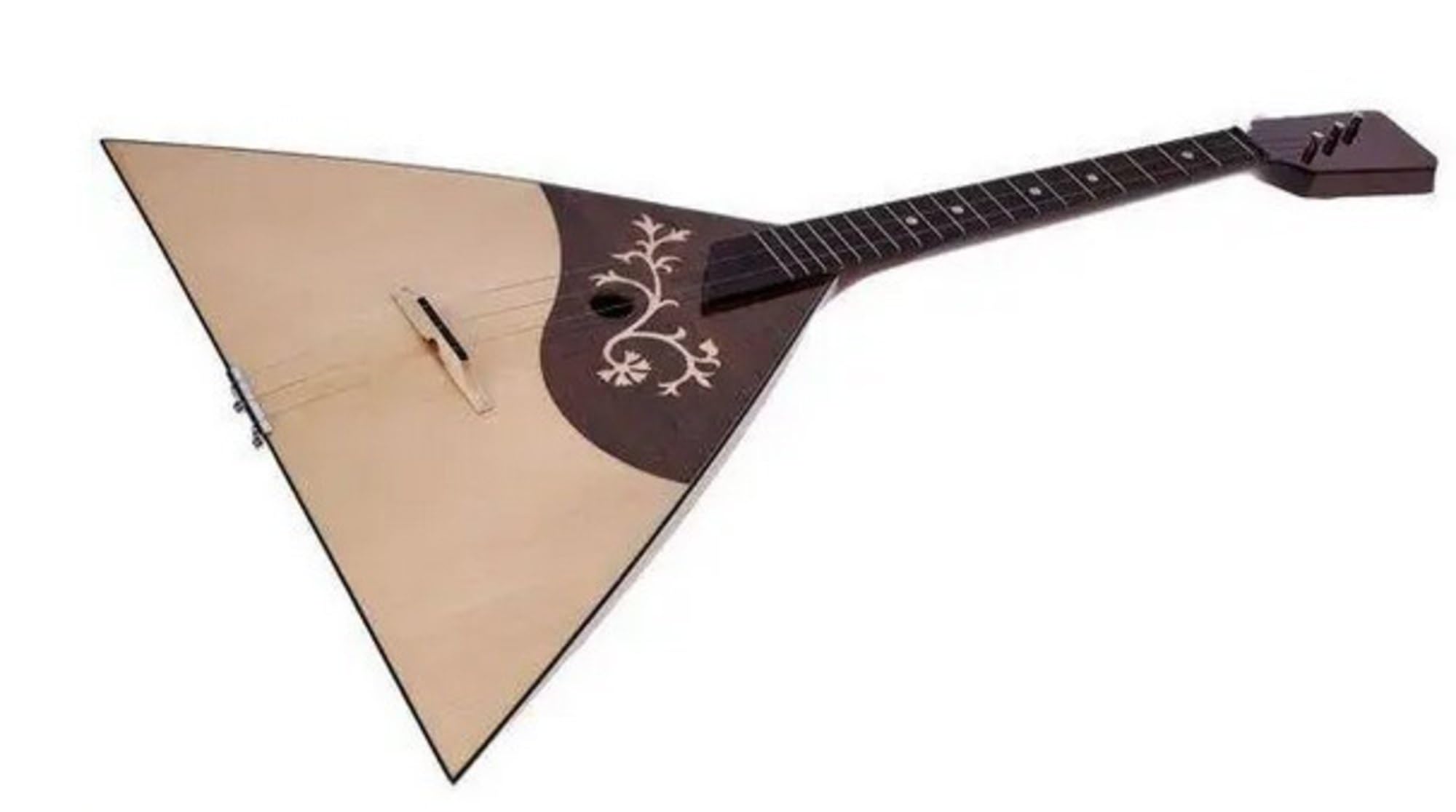 GEWA Prim Balalaika - 3-saitig - Massive Fichtendecke - Massive Ahornmuschel - 19 Neusilberbünde - Hochglanz - Made in Europe