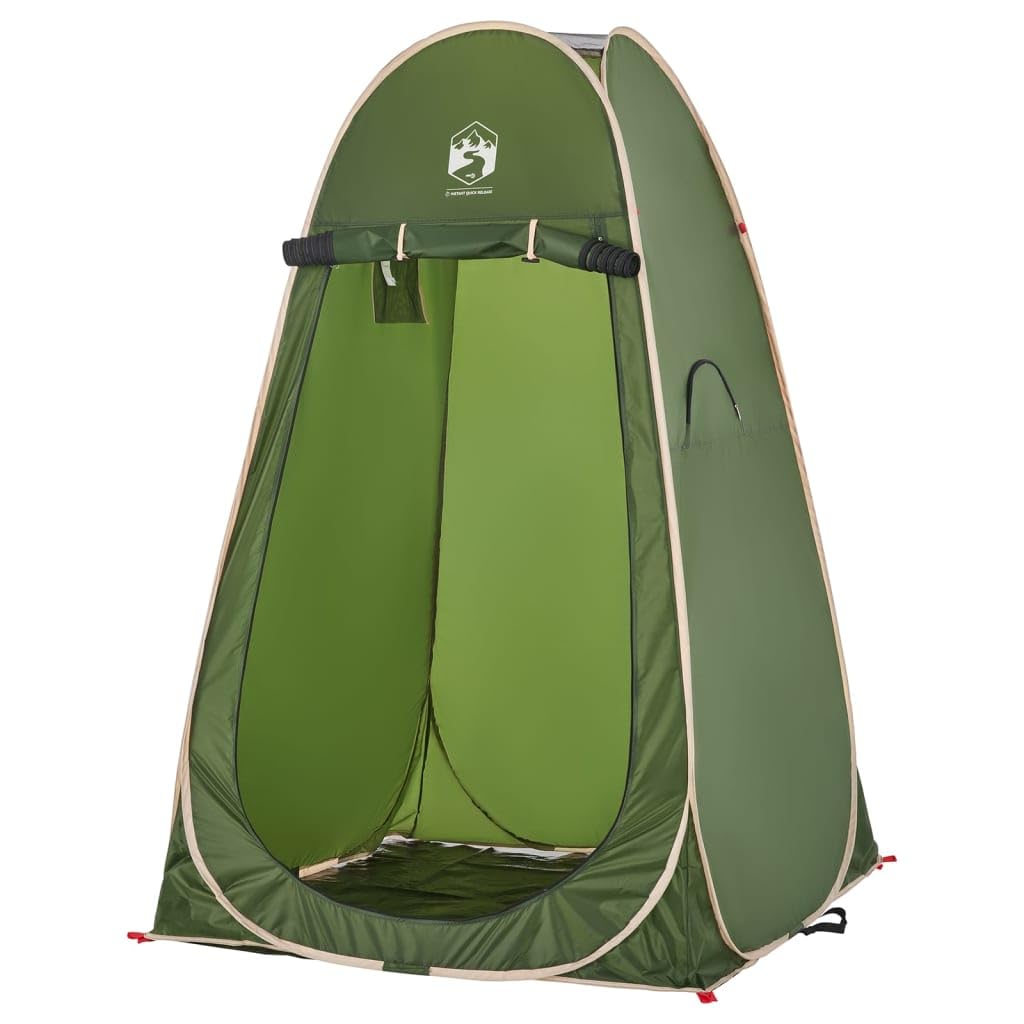 ShGaxin Sichtschutzzelt Grün Pop-Up Wasserdicht, Duschzelt Camping, Toilettenzelt, Campingtoilette, Heckzelt, Campingklo - 4004134