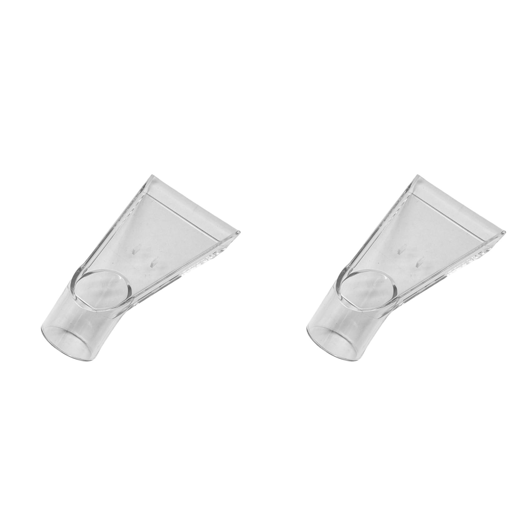 Hndhbfgrt 2pcs 38mm Vacuum Head Nozzle Transparent Swivel Head Vacuum Nozzle 38mm Wet Dry Vacuum Nozzle for Carpets and Floors