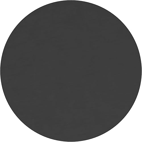 Miniatura 7 de Flash Furniture Julianne - Espejo redondo grande de pared, espejo de acento de círculo negro, espejo de tocador de 20 pulgadas, para baño, tocador,