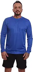 Camiseta Manga Longa Masculina Dry UV Proteção Solar