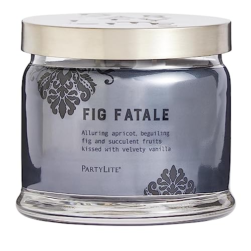 PartyLite Kerzenglas mit 3 Dochten, Fig Fatale