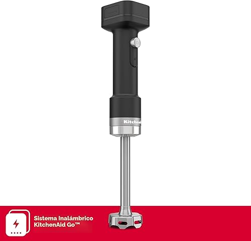 Miniatura 2 de KitchenAid Batidora de mano inalámbrica Go - batería incluida, KHBRV71, negro mate