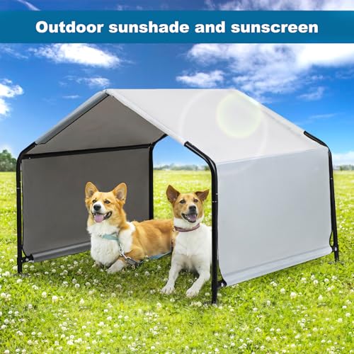 Dog-Shade-Shelter-Pet-Outdoor-Tent-Large-Dog-House-Sun-Rain-Animal-Shelter-Livestock-Shelter-for-Outside-Dog-Shade-Canopy Dog Shade Shelter Pet Outdoor Tent Large Dog House Sun Rain Animal Shelter Livestock Shelter for Outside Dog Shade Canopy