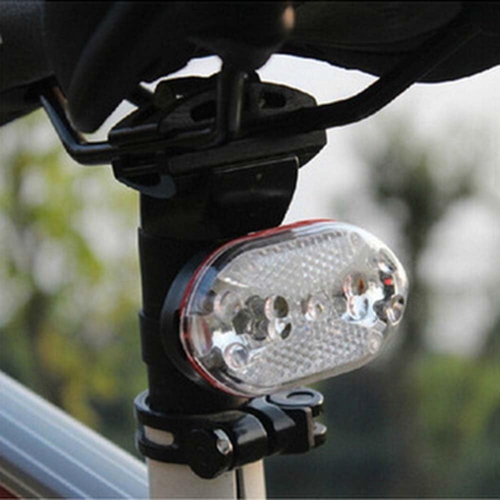 Feux arrière de vélo 9 LED avec mode clignotant à 7 segments, feux arrière haute luminosité, feux d'avertissement, accessoires de vélo(Color light)