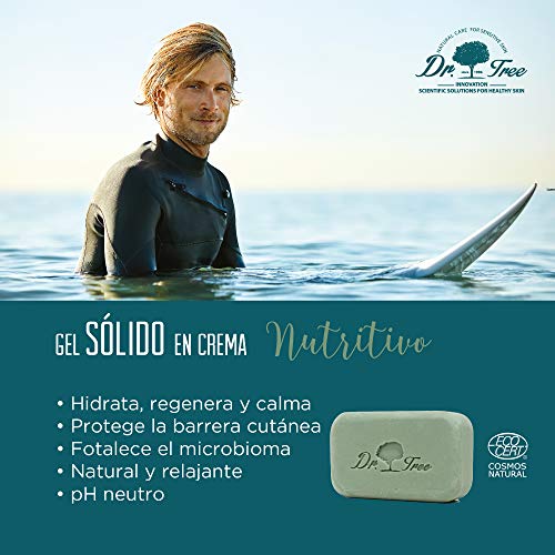 Dr. Tree Gel Sólido Ecológico Nutritivo | Especial Piel Sensible | Refuerza el Microbioma | ECOCERT. 99,7% Ingredientes… - Imagen 3