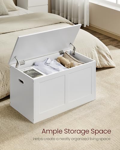 Banc à chaussures VASAGLE avec 2 charnières de sécurité pour chambre - 5