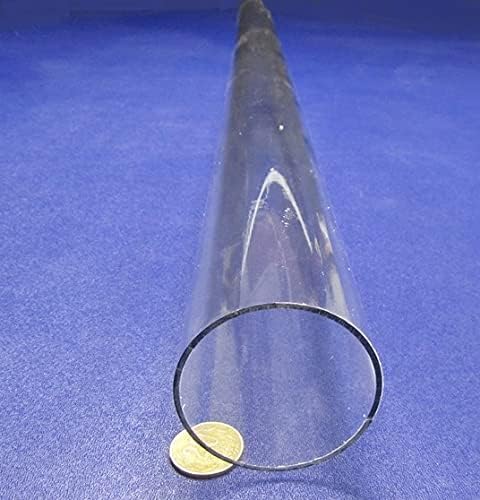 Polycarbonate Round Tube 2 1/2" (2.50") OD x 2 3/8" (2.375") ID x 1/16" Wall x 48" (More Length Options)