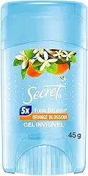 Secret Desodorante Antitranspirante em Gel Invisible Orange Blossom 45 g