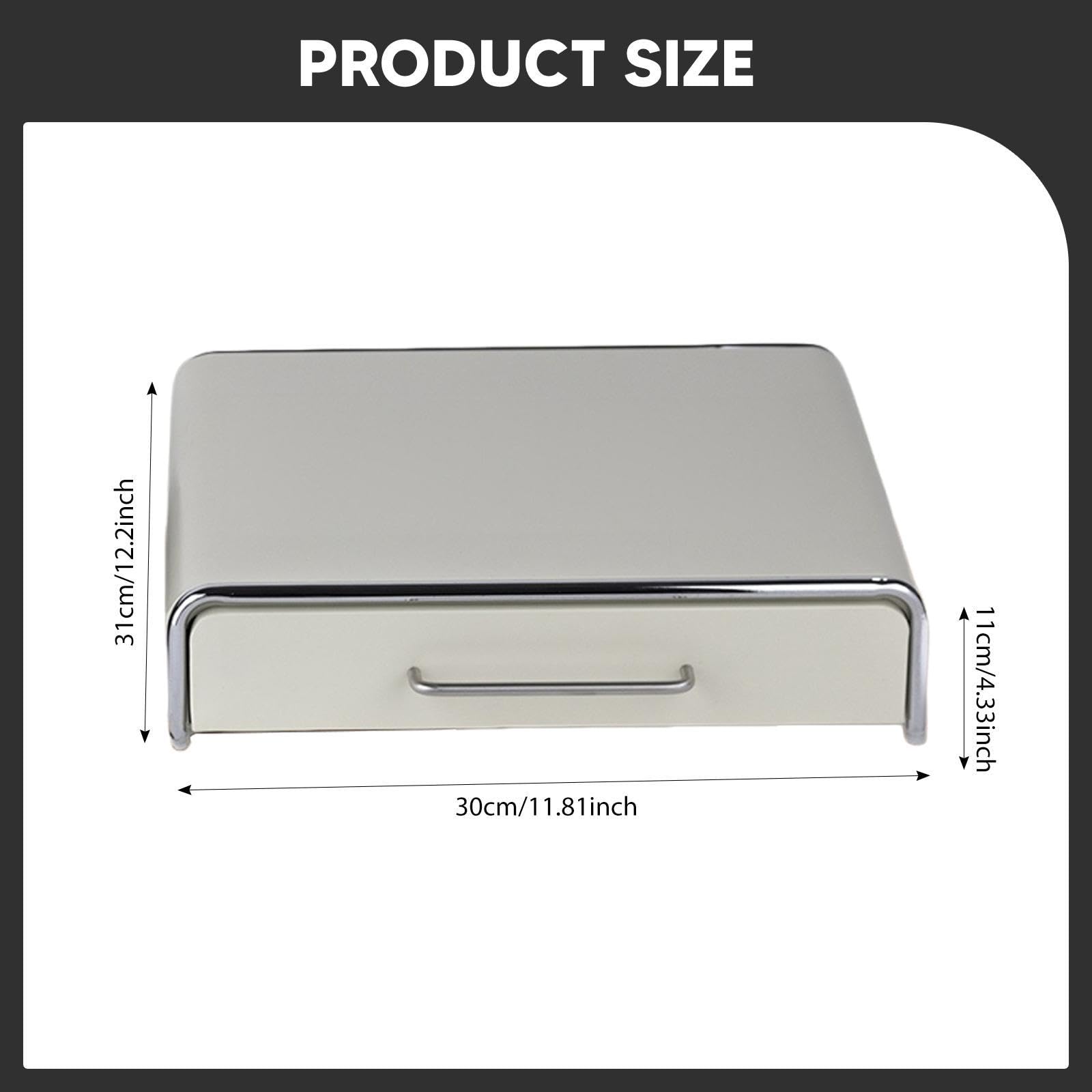 Uchwyt na kapsułki kawy – metalowy dozownik na kapsułki do kawy, solidny organizer kuchenny pasuje do użytku na biurku, beżowy 45 cm x 42 cm x 11 cm – idealny do Nespresso i Dolce Gusto