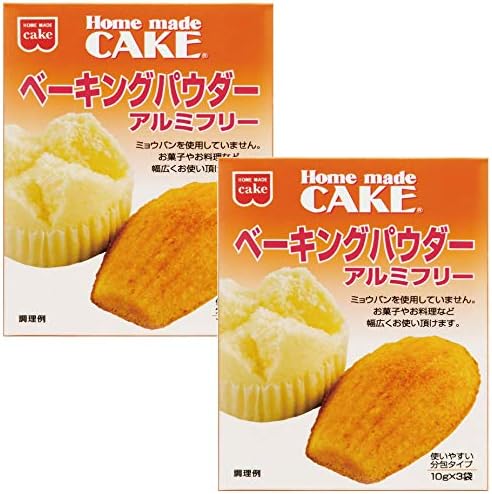 Kyoritsu Foods Baking Powder Aluminum Free 30g x 2 Boxes