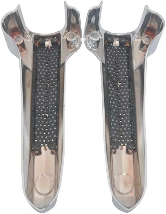 Lower Fork Leg Covers Chrome Fits for Harley Touring Electra Glide FLHTCU/FLHTK, Road Glide FLTRX/FLTRXS, Road King FLHR, Street Glide FLHX, Ultra Limited FLHTKL (No Lights)