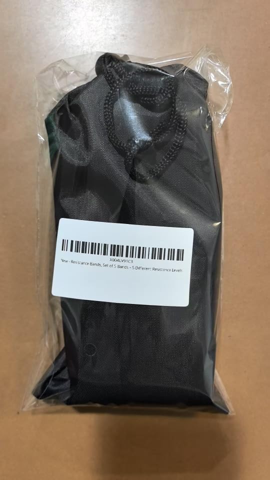 Miniatura 9 de Juego de 5 bandas de resistencia para entrenamiento, bandas elásticas de ejercicio para terapia física, juego de bandas elásticas para piernas de