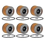 Wix Engine Oil Filter Kit Cartridge Lube Metal Canister 6 Pieces For Honda CB1000C Custom