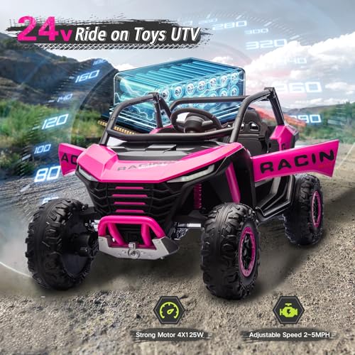 Image of 24V Ride On Toys for Big Kids 24V Ride On Dump Truck Kids' Electric Vehicle