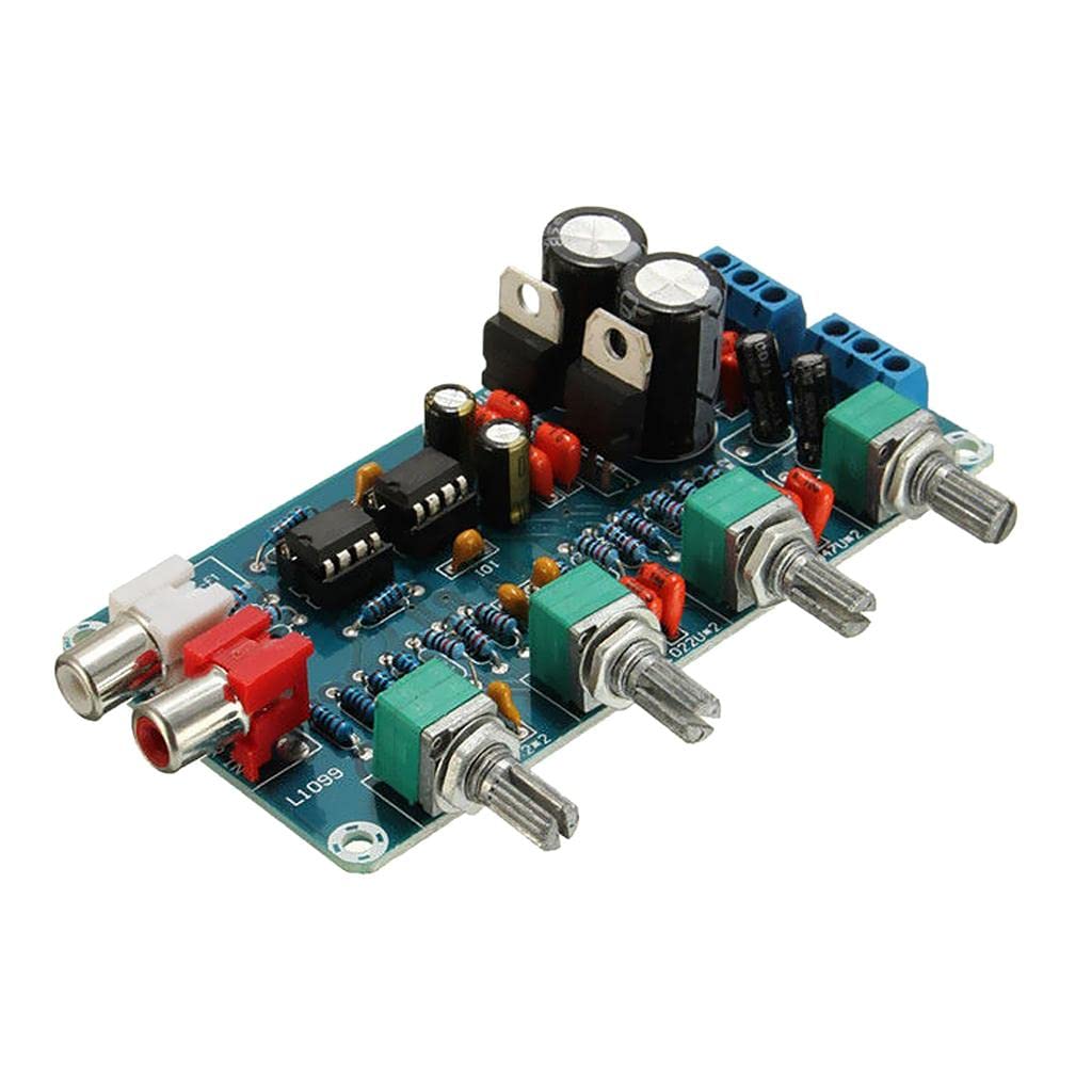 ATORSE™ Ne5532 Op-Amp Hifi Amplifier Volume Tone Eq Control Board Preamplifier Diy-image-36