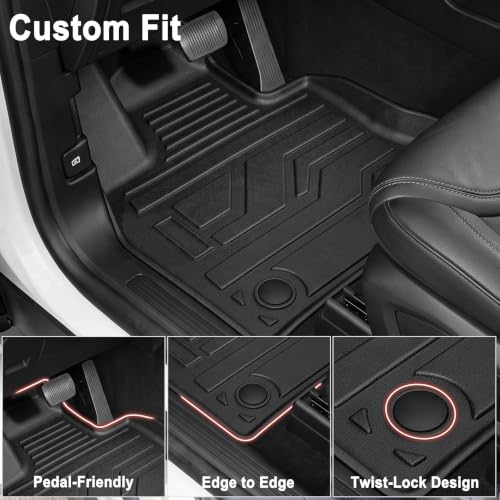 Image of KARPAL Floor Mats for 2020-2026 Ford Explorer 6 & 7 Seats