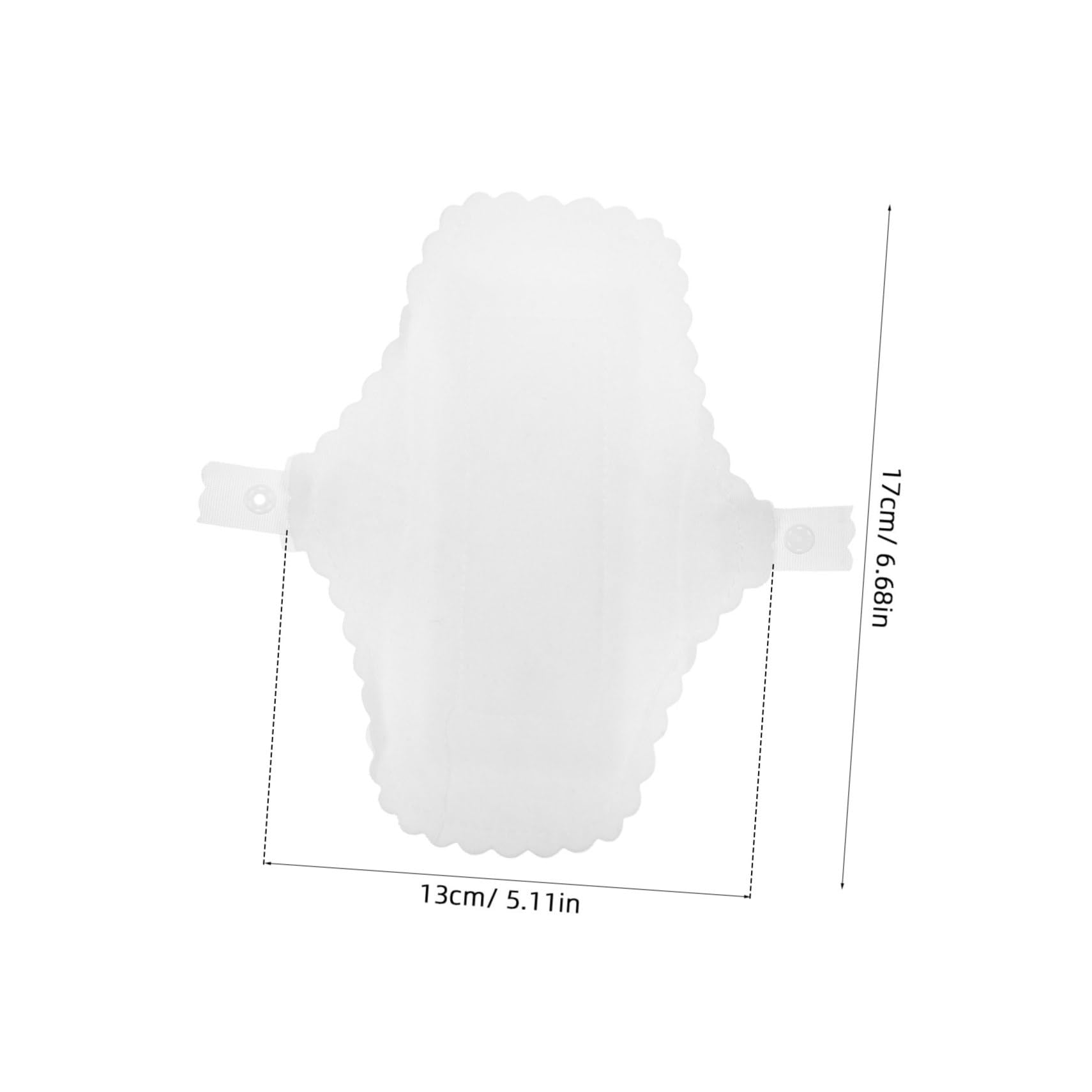 FRCOLOR Protector de Bragas Menstruales de Algodón Reutilizable para Uso Diario, 10 Piezas Tela de Algodón Lavable y Diseño Cómodo para Mujeres y Niñas