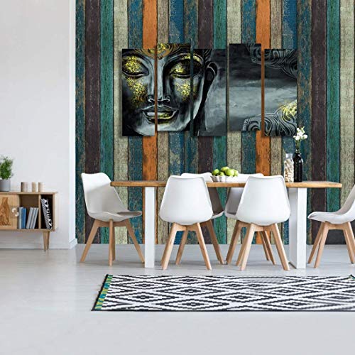 Image of JAAMSO ROYALS Multicolor Wooden Wall Simulation Wallpaper for Furniture, Wooden Wallpaper, PVC Wallpaper, Door Wallpaper Waterproof, Wood Wallpaper, Wooden Wallpaper for Walls (1000 CM X 45 CM)