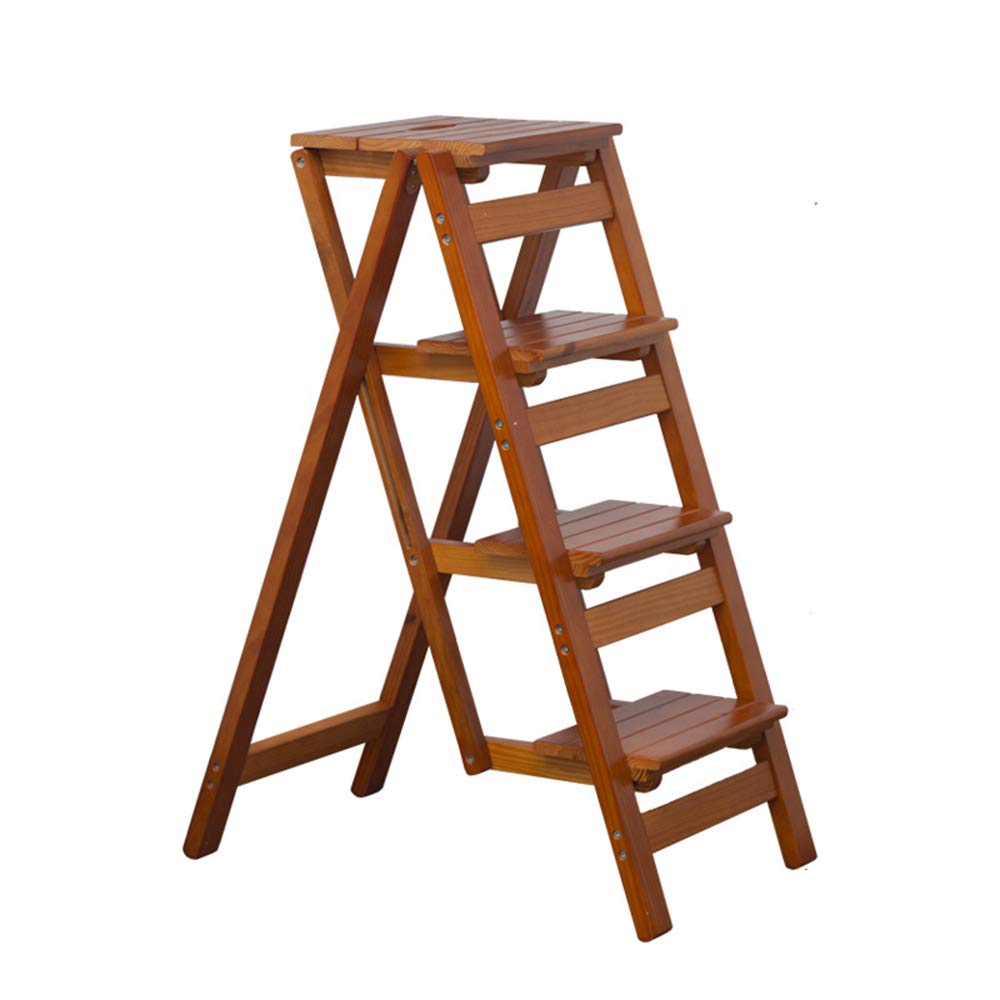 Étagère pliante en bois massif blanc sans installation pour salon