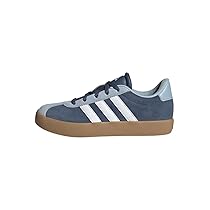 adidas Unisex – Bambini e Ragazzi VL Court 3.0 Shoes, Preloved Ink, Cloud White, Wonder Blue, 28 EU