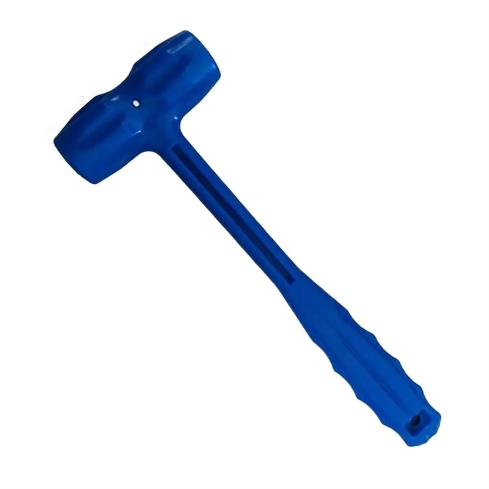 Młotek gumowy, Dwustronny miękki młotek gumowy do dekoracji podłóg domowych, narzędzi ręcznych prac jubilerskich i rzemieślniczych(Blue)