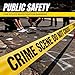 Crime Scene Do Not Cross Tape 3 inch X 1000 feet • Bright Yellow with a Bold Black Print • 3 in. Wide for Maximum Readability • Tear Resistant Design